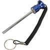 Sunicon Perni magnetici per Piastra Pesi, Design a Goccia, con Coulisse, per Accessori per l'allenamento della Forza, 8x125 mm (Blu)