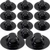 CALLARON Supporto Motore per Kayak 12 Pezzi in PVC Nero Leggero e Facile da Trasportare per Gommone e Zattera Accessori per Motore Fuoribordo