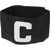 SUPVOX Fascia da Capitano Calcio in Nailon Nero Design Antiscivolo e Comoda da Indossare, per Team Sport e Festa Calcio Decor per Adulti e Ragazzi Colore Casuale