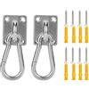 APGLSXY 1 set di staffe di sospensione in acciaio inox per appendere amache e ganci da soffitto per yoga altalena, sacchi da boxe