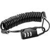 APGLSXY Cavo combinato portatile a 3 cifre per moto e bici, caschi antifurto per valigie da viaggio, caschi catena