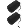 MUELODSIC Set 2 Sacchi Compressione per Piumino e Sacco a Pelo, Borsa Portaoggetti Coulisse Oxford Leggero, Diametro 18cm Altezza 32cm, per Campeggio e Uso Quotidiano