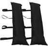 MERRYHAPY Copertura Protettiva Protezione Bici 2 Pezzi in Poliestere per Manubrio Nero, Antipioggia e Antineve Facile da Installare Compatibile Mountain Bike e Bici da Strada