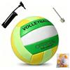 Auirshiky AUEJACKY Pallone Pallavolo Palla Da Pallavolo, Palla Pallavolo, Soft Touch Volleyball, Viene Fornito Con Pompa, Ago D'aria, Borsa A Rete (Prato Blu)