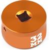 Sporthfish Presa Piatta per Forcella da 32 mm, 3/8, per Forcella Fox Serie 36/38/40 e Dadi Topcap per Mountain Bike