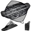 BORDRISE Tappetino da pesca con metro a nastro, 120 x 65 cm, 4 in 1, per pesci, pesci predatori, 70 kg, pieghevole, impermeabile, per pesci predatori con manici, per luccio, siluro, trota