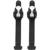 GOOHOCHY Cinghie di Fissaggio in PVC Nero per Scarpe Roller Skate Sostituibili e Stabili, 2 Unit per Pattinaggio Veloce e Freestyle