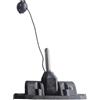 Generisch Supporto per pagaia, supporto antiscivolo in lega di alluminio, supporto per pagaia girevole a 360 gradi, supporto per canoa, gommone, yacht