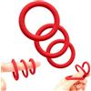Dudoy Set da 3 anelli per l'allenamento delle dita, diagramma della presa in silicone, attrezzo per l'allenamento della forza delle mani, potenziamento della forza delle dita