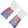 Ausla Rete da Basket Resistente, Rete da Basket di Ricambio a 12 Anelli con Filo in Poliestere da 5 Mm, Design Anti-frusta, da da 20 Pollici per Tutte le Stagioni per Cerchi Standard Interni Ed