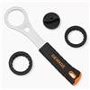 Xiansini Hollowtech II - Set di 4 chiavi per movimento centrale per bicicletta, con tappi per pedivella e adattatore BB9000 BBR60, per montaggio e smontaggio, riparazione bicicletta, colore nero, per pedivelle