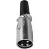 HAISENG Adattatori connettore porta di ricarica batteria 3Pin Inline presa presa bici elettrica pezzo di ricambio bici elettrica pezzo di ricambio