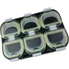 APGLSXY Scatola organizer per ami da pesca a 6 scomparti con coperchio trasparente per una facile identificazione degli ami da pesca