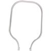 RNXRZANK Protezione per Il Bordo della Racchetta da Pickleball, Accessori per La Racchetta da Tennis, Bianco