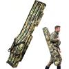 SKIKHN Borsa da Pesca Portatile, 150 cm 3 Strati Borsa Portatile Pieghevole per Canna da Pescas Mulinello, Borsa Portatile per Canna da Pesca, Sacca Porta Canne 150cm Oxford per Canne, Accessori