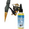 Generico Olio Mulinelli da Pesca | Detergente Lubrificante Anti Ruggine | Olio E Grasso Mulinelli La Pesca da Lancio Spincast E Mosca Manutenzione Traina