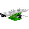 Shinpeed Tavolo da lavoro per fresatrice, tavolo a croce, tavolo per coordinate, doppia guida, trapano da tavolo, 31 x 9 cm