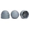 Screws City Tappi di copertura protettivi a cupola in plastica grigi M8 (chiave da 13mm) per dadi e bulloni (confezione da 20) A07C/2