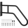 Cepolawa Corrimano per Scale, 1-3 Gradini Corrimano Scale, Maniglia di Sicurezza a Forma di U Passamano per Garage, Verande e Persone, Ringhiera per Scale Interne con Mobilità Ridotta (64CM di Lunghezza)