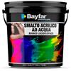 Bayfar, Gruppo Sammarro Bayfar Smalto all'Acqua Bianco per Legno Ferro e Muro, Vernice Bianca Inodore per Interno Esterno, Lucido o Opaco, Colorabile con Coloranti Bayfar (750 ML, Lucido)
