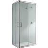 Idralite Box Doccia Rettangolare 80x120 H198 Trasparente 6mm mod. Alabama