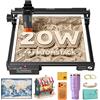 ATOMSTACK SWIFT A20 PRO V2 20W Incisore Laser Area di Incisione: 410 × 380 mm Taglierina Laser Ad Alta Precisione Per Regali Personalizzati Legno Metallo Acrilico Pelle (SWIFT A20 PRO V2 20W Nero)