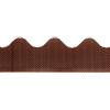 Fassadenprofile Profilo di ventilazione di gronda ondulato, 105 cm, PVC Marrone, adatto al profilo di lamiera ondulata 6, ventilazione ottimale di facciate e tetti