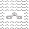 Swpeet 50Pcs 1/2 -12MM 2 Fori Cinghia U Staffa Cinghia Tubo Kit di Morsa Cinghia Tubo in Acciaio Inossidabile 304, due Fori Snap su Cavo Cinghia Tubo U Staffa Cinghia Tubo Tensione