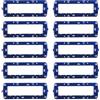 Electron 10 Supporti, Compatibile Con BTicino Living, per 7 prese/interruttori/moduli, montaggio su scatola da incasso 506/507, plastica di alta qualità, 100% compatibile con placche e moduli originali