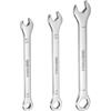 QUARKZMAN Set Chiave Combinata Sottile 4.5/5.5/7mm Offset Estremità a 6 Punti e Estremità Aperta Angolata a 15° Chiave Combinata Mini in Acciaio Inossidabile 30Cr13 Chiave Metrica Auto