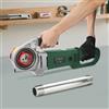GramStudio Tagliatubi filettatrice 2300 W 26 rpm con 6 ganasce da taglio 2, 1-1/2, 1-1/4, 1, 3/4, 1/2, per tubi zincati, tubi estintore, tubi in plastica
