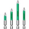KBOLAE Greener Set di punte per trapano per cacciavite, antiscivolo, per fai da te, portatile, ad alta precisione, accessori per estrattori da 50/65/70/90 mm, 4 pezzi