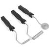 Frdhee Kit di 3 rulli in fibra di vetro, set di strumenti per rulli in fibra di vetro, set di impugnature per rulli di laminazione in fibra di vetro per dispositivo Bubble Paddle