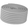YEJBBUC Nastro isolante per tubi, copertura protettiva per ridurre la perdita di calore e la protezione dal gelo, grigio, 8 cm x 2 m