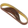 Scheppach 7903301702 Set di Dispositivo/abrasivo nastro abrasivo, adatto per il bts700 della band e levigatrice, grana 60/80, 765 X 25 mm