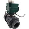 MISOL 1 pcs of motorized PVC valve 12V, DN40 BSP(1.5), 2 way, electrical, CR01/Valvola pvc motorizzata 12V, DN40 BSP (1,5 ), 2 vie, valvola elettrica pvc, CR01