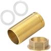 Elegrip Kit di Prolunghe Filettate Rubinetto in Ottone, Estensione 60mm x M32 con Dado e Guarnizioni per Miscelatore Cucina & Lavabo, Riparazione e Fissaggio