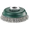 SIT Tecnospazzole SIT T80 - Spazzola a Tazza per Smerigliatrice in Acciaio INOX - Ø80 - TECH