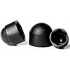 Screws City Tappi di protezione per dadi e bulloni M8 (chiave da 13 mm) in plastica nera (confezione da 20)