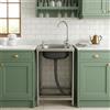 KOKANIGODVA Lavello in Cucina Acciaio Inox Autoportante 42x37x82cm 1 Vasca Mobile Interno e Esterno Vasca singola Lavandino Commerciale per lavanderia, bar, garage o ristorante,Facile Da Pulir