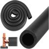 Seutmrou Tubo isolante, 1,8 m, colore nero, diametro 16 mm, isolamento acustico, riduce le perdite di calore, per isolamento tubo, riscaldamento sanitario, tubo di rame