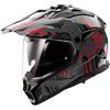 LS2 Casco MX702 PIONEER 2 CRAZY Rosso Grigio LS2