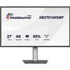 Iiyama ProGraphic HB2701UHSNP-B1 - Monitor a LED 27 3840 x 2160 4K @ 60 Hz IPS Black 2.0 450 cd/mÃ‚Â² 3000:1 4 ms HDMI, DisplayPort, USB-C altoparlanti nero, opaco [HB2701UHSNP-B1]