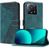 YIRRANZD Custodia per Xiaomi 13T / 13T PRO, Cover a Libro in Pelle PU con Slot Cart e Silicone TPU Bumper, Flip Caso Portafoglio Cover per Xiaomi 13T / 13T PRO (Verde)