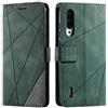 SONWO Cover per Xiaomi Mi 9 Lite, Flip Caso in PU Pelle Case Cover Portafoglio Custodia per Xiaomi Mi 9 Lite, [Kickstand] [Slot per Schede], Verde