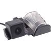 Navinio Colore telecamera di retrovisione con linee di griglia come luce targa, sensore di parcheggio Nero per Jeep Sahara/Willys YJ/TJ/JK / J8 Wrangler Rubicon/Sahara/Unlimited Sahara