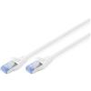 DIGITUS Cavo LAN Cat 5e - 3 m - SF/UTP schermato - 1 Gbit/s - 100 MHz - PoE - Cavo di rete RJ45 - Guaina in PVC - AWG 26/7 - Compatibile con Cat6 e Cat6A - Grigio