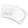 ENERGMiX - 100 Buste per CD/Dvd, Carta Bianca e Finestra Trasparente