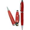 OneSquareCore 4GB Penna stilografica forma USB 2,0 Flash Drive pollice unità Memory Stick Flash Disk PenDrive salto unità Flash Disk Pen Drive USB Stick USB unità U disco Pen Drive (Rosso)