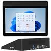 OuuOee PC industriale da 10,1 con touch screen J3455, batteria, Win 10 Mini PC, 4GB RAM, 64GB EMMC, 4K HDMI 1.4, RS232, Dual Band WLAN 5 - per POS, chiosco, Digital Signage